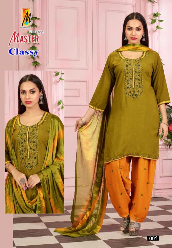 Master Classy Festival Wear Fancy Designer Ready Made Dress Collection